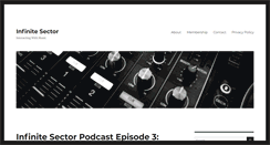 Desktop Screenshot of infinitesector.org