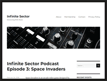 Tablet Screenshot of infinitesector.org